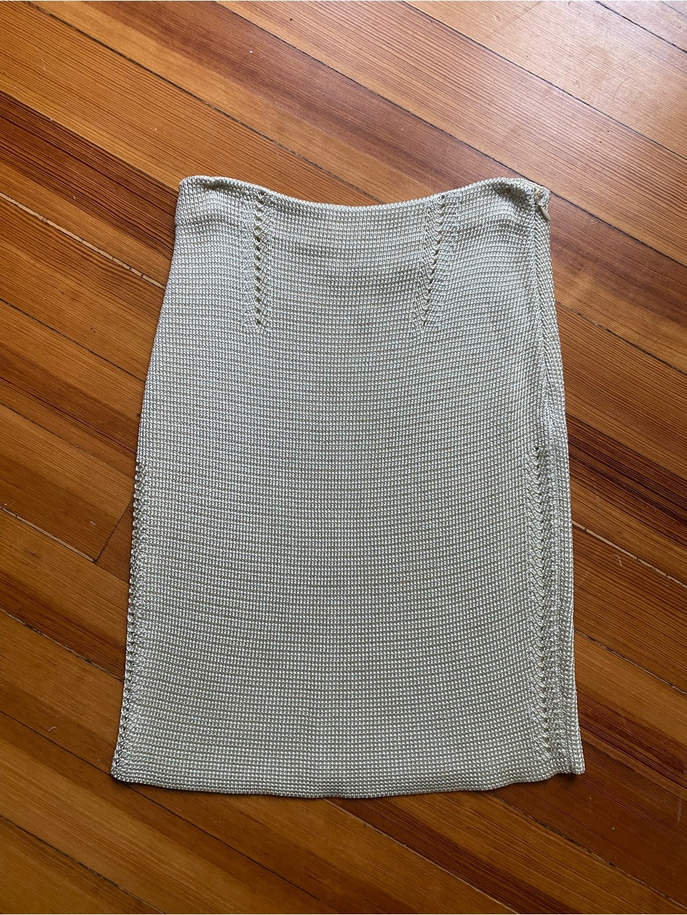 Y2K vintagr Gianfranco Ferre Knit brige Pencil Skirt